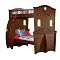 Shiver Me Timbers Twin Bunk 79-3/4" x 61" x 76-5/8"H