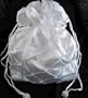 Bridal Wedding MONEY BAG Pouch Purse Bag Handbag IVORY SATIN & PEARLS