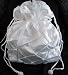 Bridal Wedding MONEY BAG pouch purse handbag IVORY SATIN pearls