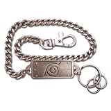 Naruto: Leaf Village Badge Metal Key Chain