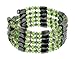 Magnetic Wrap Necklace/Bracelet - Green Beads -