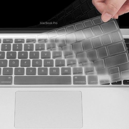 Camiter US type Macbook Keyboard Cover ,Clear Silicion Rubber Keyboard Cover Skin for Macbook Pro 13" 15" 17" (With or W/out Retina Display) Imac and Macbook Air 13"