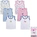 Luvable Friends Sleeveless Tee Tops, 3 Pack, Pink