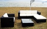 Baidani – Lounge-Rattan-Garnitur “Day-Dreamer”, 15-teilig, 2 Farben wählbar – braun meliert Rezessionen