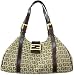 Fendi Beige and Brown Zucchino Sporty Handbag 8BR463-TN9-F0LK9