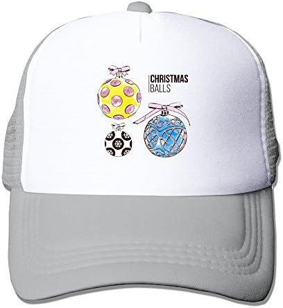 Unisex Colored Christmas Balls Fashion Grid Adjustable Baseball Caps