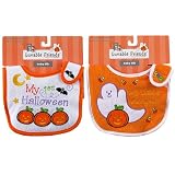 Embroidered Halloween Side Closure Baby Bib, My 1st Halloween