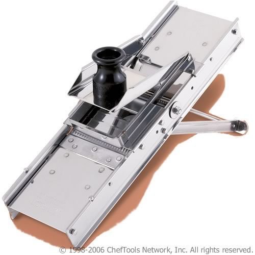 Bron Professional Stainless Steel Mandoline Slicer with Stainless Steel