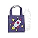 Mini Spaceship Tote Bags - 12 ct