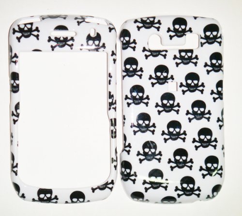 Cuffu - Funky Skull - Blackberry 8900 Javalin Smart Case Cover Perfect for Sprint / AT&T / Nextel / Tmobile / Verizon / Metro PCS Makes Top of the Fashion + One Universal Screen Protector in Only One LOWEST Shipping Rate $2.98 - Goes With Everyday Style and Apparel