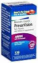 Bausch & Lomb PreserVision Eye Vitamin & Mineral Supplement, 120-Count Soft Gels