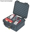 Pelican 1400 Pelicase No Foam Watertight Hard Case - Silver