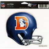 Denver Broncos - Retro Helmet Decal