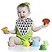 Baby Bandana Bibs (4 pack) +2 Free Pairs Of Baby Socks - Premium Quality Modern And Soft For Girls, Boys, Dribble, Teething, Drool Babies - Waterproof With Adjustable Snaps | Perfect Cute Bib Gift Set