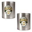 Seattle Sonics NBA 2pc Stainless Steel Can Holder Set - Primary Logo by Great American Products