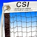 21' Institutional Quality Knotted Nylon Badminton Net
