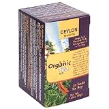 The Organic Tea Co., Organic Tea, Ceylon Estate, Tea Bags (20-Count Bags)  (Pack of 6)