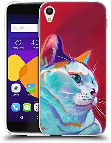 Official DawgArt Pixie Girl Cats Soft Gel Case for Alcatel Idol 3 (5.5)