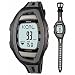 Casio Men's Heart Rate CHF100-1V Black Resin Quartz Watch with Blue Dial