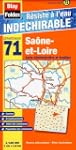 Sa�ne-et-Loire (71). Carte D�partemen...