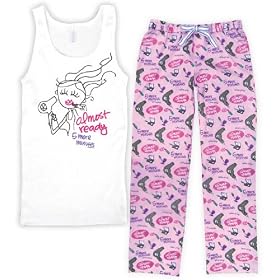 Buy Almost Ready - 5 More Minutes Ladies Juniors Pajama Set by Be As You Are