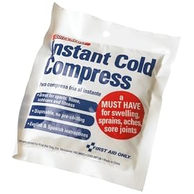 First Aid Only Quick Relief Instant Cold Compress, 125-Count Box by First Aid Only