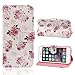 Bessky(TM) 1pc Hot Sell 4.7inch Floral Jacquard Stand Leather Cover Case For iPhone 6 6G (White)