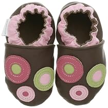 Robeez Infant/Toddler Circle Slip-On With Socks,Multi,0-6 Months (US Infant 1-2 M)