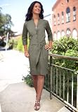 Mandarin-Collar Shirtdress