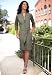 Mandarin-Collar Shirtdress