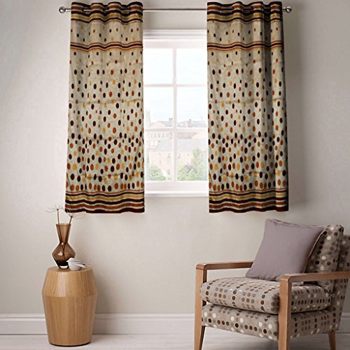 Fabutex Panel printed Window Curtain Pack of 2