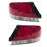 2004 04 Mitsubishi Lancer ES LS Taillight Taillamp Pair by Aftermarket