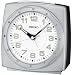 Seiko Bedside Alarm Clock Silver-Tone Metallic Case