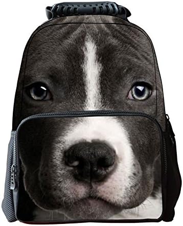 Belastry Casual Dog Animal Backpack School Bookbag Casual Teenager Adult Shoulder Daypack