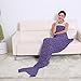 Newest Handmade Mermaid Tail Blanket, Warm and Soft with Scales Pattern for Adult Snuggled Upon The Sofa in Sweet Night (74'' x 35'')