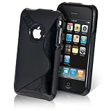 Supergets Exclusive Quality Black S Curve Gel Case Cover For Apple Iphone 3gs 3g Includes Screen Protector And Polishing Cloth