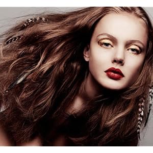 Feather Hair Clip Extensions Set of 6 Assorted Colors Fully Assembled