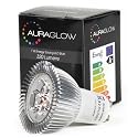 AURAGLOW 7w LED GU10 Light Bulb, Warm White, 50w Equivalent