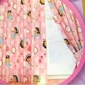 Kids/Childrens Dora the Explorer Dancing Design Curtains with Tie Backs