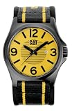 CAT Watches - DP XL - Black - Yellow/Black PVD / Yellow Dial - Black/Yellow Nylon