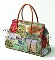 LOUVRE große Schultertasche oder kleine Reisetasche