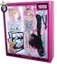 Barbie 50th Anniversary Collector Edition My Favorite Barbie Series "1959" Reproduction 12 Inch Doll - The Original Teenage Fashion Model Barbie in Black and White Bathing Suit Plus Evening Gown, Handkerchief, Stockings, Necklace, Microphone and Display Stand
