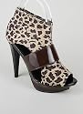 Leopard Sock Maryjane Bootie