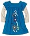 Tea Collection Girls 2-6X Gitana Layered Dress, Surf, 5