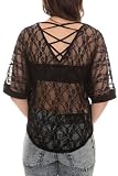 Black Lace Hi-Lo Top