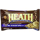 Hershey's Baking Pieces, Heath Bits 'o Brickle Toffee Bits, 8 Ounce Bags (Pack of 12)