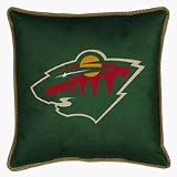 Minnesota Wild 17 x 17 Decorative Toss Pillow from Kentex - Set of 2