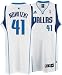 Dirk Nowitzki Jersey: adidas White Swingman #41 Dallas Mavericks Jersey
