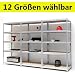 Mammut� Schwerlastregal Mustang - 12 Gr��en w�hlbar - 175kg Tragkraft/Boden, verzinkt, 90x220x45