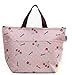Nsstar Waterproof Picnic Lunch Bag Tote Insulated Cooler Travel Zipper Organizer Box (Cherry)